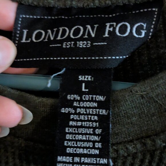 London Fog Men's Long Sleeves Size Large - Picture 3 of 6